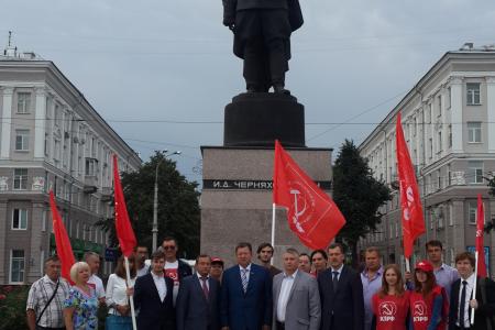 Воронеж. Завершился первый день рабочего визита заместителя Председателя ЦК КПРФ В.И. Кашина
