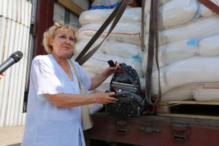 Юлия Михайлова, главный редактор газеты «Правда Москвы»:  Луганск и Донецк, мы вас не оставим!