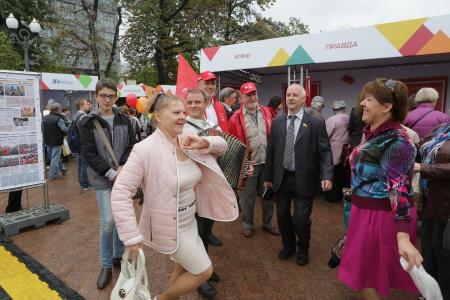 «Правда» и «Правда Москвы» на Фестивале столичной прессы в Москве
