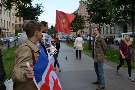 Санкт-Петербург. Ширится кампания солидарности с народом Северной Кореи