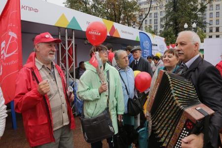 «Правда» и «Правда Москвы» на Фестивале столичной прессы в Москве
