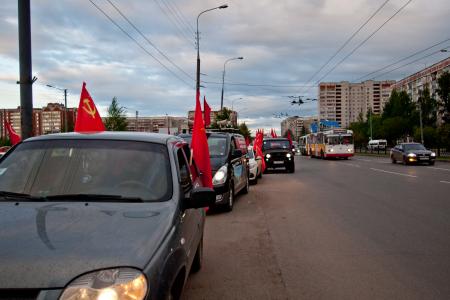 Коммунисты проводят агитпробег по Марий Эл