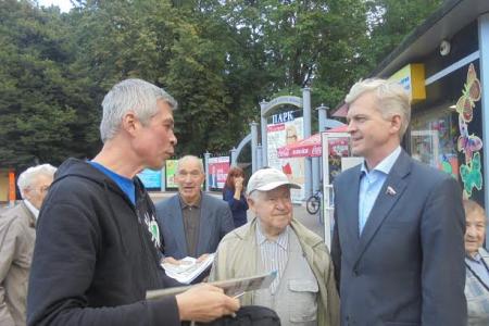 Калининград. И.А. Ревин принял участие в трех пикетах