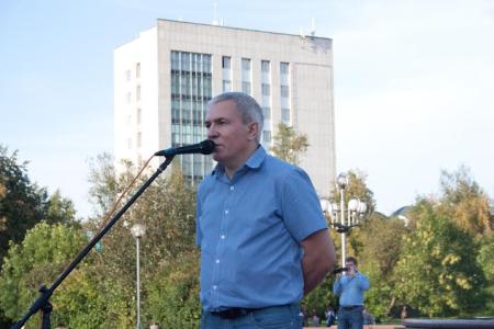 Коммунисты Томска вышли на митинг за отставку правительства