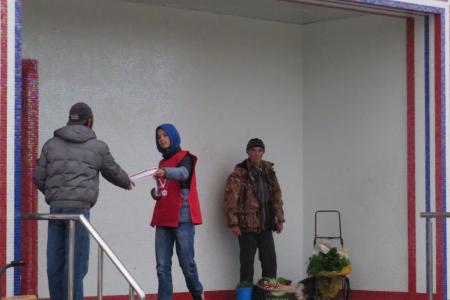 Коммунисты Республики Коми провели акцию "Красные в городе"