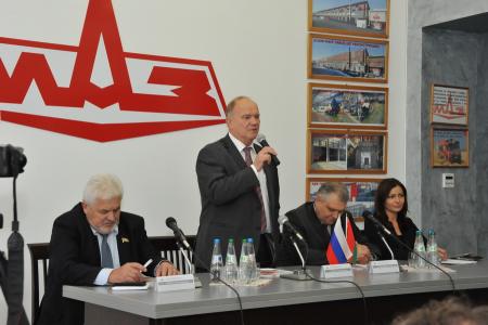Г.А. Зюганов находится с рабочим визитом в Республике Беларусь