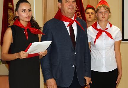 Ставропольский край. Виктор Гончаров приветствовал пионеров на учредительном слёте