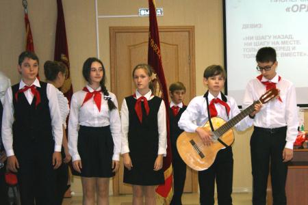 Ставропольский край. Виктор Гончаров приветствовал пионеров на учредительном слёте