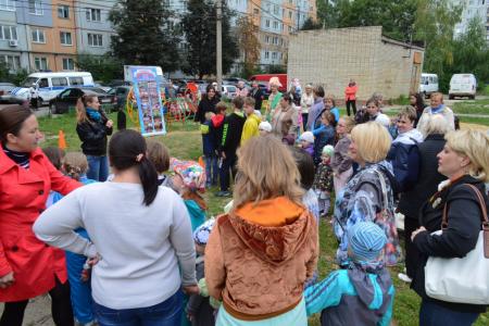 О.А. Лебедев встретился с жителями Тулы на общегородском Празднике двора