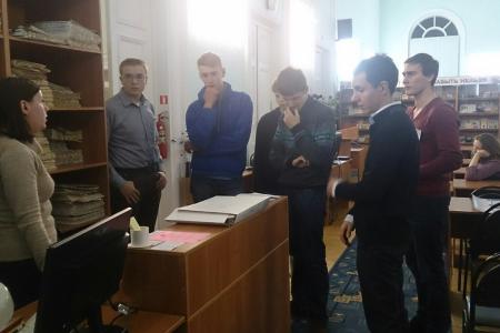 Республика Коми. Комсомольцы Сыктывкара посетили экскурсию по Национальной Ленинской библиотеке