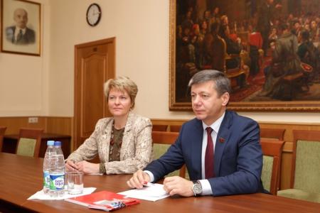 Дмитрий Новиков провёл встречу с генеральным секретарём ЦК Компартии Ливана  Халедом Хадади