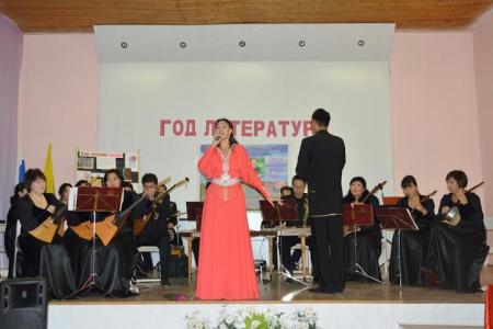 Республика Калмыкия. Творческий вечер в селе Вознесеновка