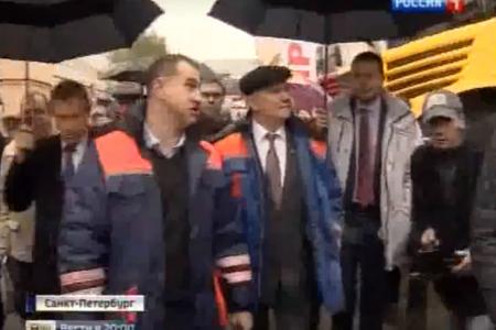 «Россия 1»: Г.А. Зюганов на Кировском заводе в Санкт-Петербурге