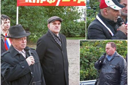 В Санкт-Петербурге прошел массовый митинг солидарности с сирийским народом