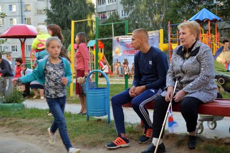 О.А. Лебедев встретился с жителями Тулы на общегородском Празднике двора