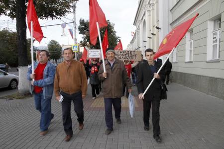 В Воронеже почтили память защитников советской власти