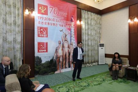 В Посольстве КНДР состоялся Круглый стол, приуроченный к 70-летию образования Трудовой Партии Кореи