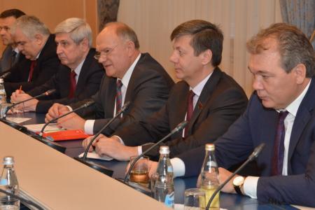 Г.А. Зюганов встретился с делегацией депутатов Европарламента от левых партий