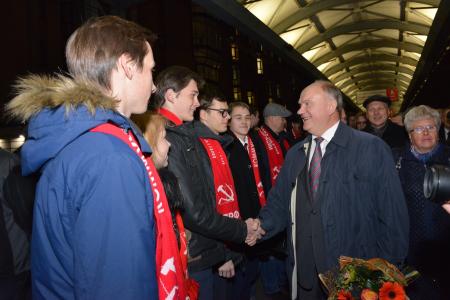 Г.А. Зюганов находится с рабочим визитом в Санкт-Петербурге