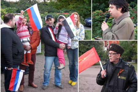 В Санкт-Петербурге прошел массовый митинг солидарности с сирийским народом