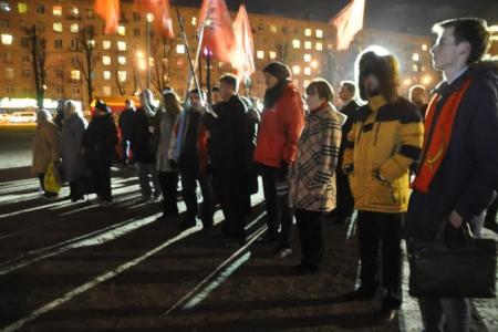 Комсомольцы Санкт-Петербурга отметили день создания ВЛКСМ