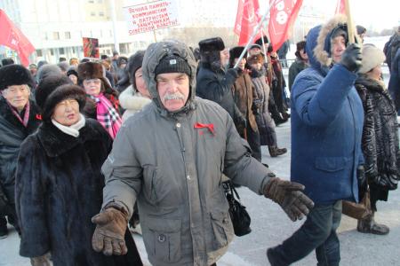 Якутия. Демонстрации и митинги, посвященные 98-й годовщине Великой Октябрьской социалистической революции