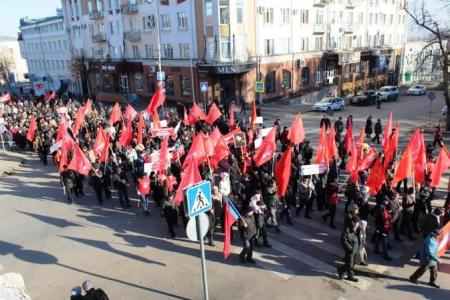 Пензенская область. Коммунисты области отметили годовщину Революции