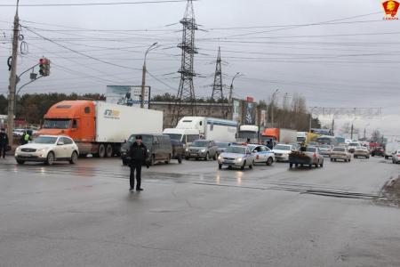 Протест дальнобойщиков в Самаре