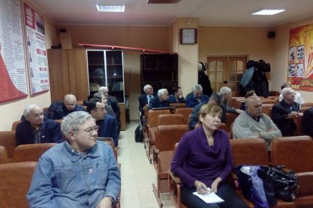 В.Г. Поздняков выступил с отчётом перед коммунистами города Читы