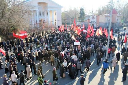 Пензенская область. Коммунисты области отметили годовщину Революции