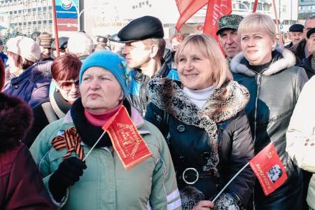 Коммунисты Донецкой и Луганской народных республик отпраздновали 98-ю годовщину Великой Октябрьской социалистической революции