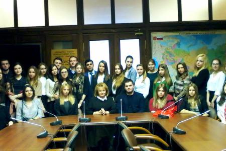 Состоялась очередная экскурсия студентов во фракцию КПРФ в Государственной Думе