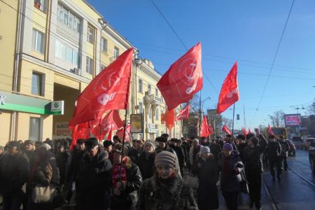 Иркутские коммунисты отметили 98-ую годовщину Октябрьской революции