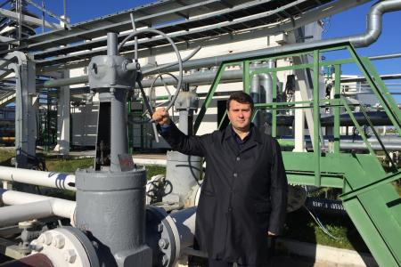 Олег Лебедев посетил нефтяную платформу Д-6 в Балтийском море