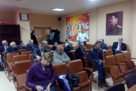 В.Г. Поздняков выступил с отчётом перед коммунистами города Читы
