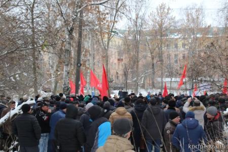 Пензенские дальнобойщики потребовали отставки правительства