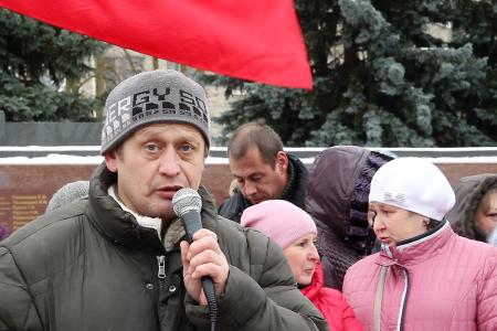 Костромская область. Коммунисты приняли участие в митинге в защиту МУП «Костромагортранс»