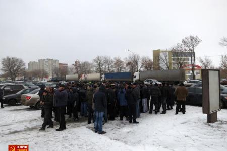 Тамбов. Митинг дальнобойщиков против «Платона»: экономические требования перерастают в политические 