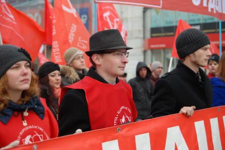 98-я годовщина Великого Октября в Рязани