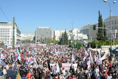 В Греции прошла 24-часовая всеобщая забастовка
