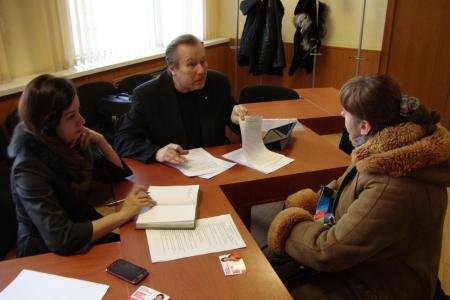 Калужская область. Депутат-коммунист М.В.Костина провела очередной приём граждан по личным вопросам в Людиново
