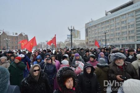 В Хабаровске состоялся митинг за отставку краевого руководства 