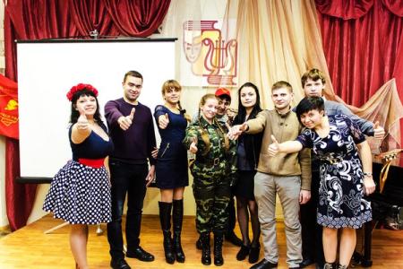 Калуга. Встреча комсомольцев разных поколений