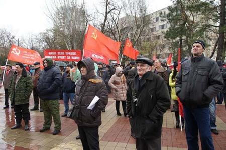 В Ростове-на-Дону прошел митинг дальнобойщиков