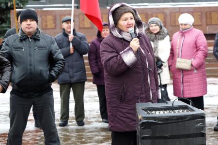Костромская область. Коммунисты приняли участие в митинге в защиту МУП «Костромагортранс»