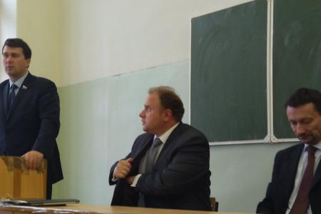 Олег Лебедев провел встречу со студентами и преподавателями лесохозяйственного факультета Брянского государственного инженерно-технологического университета