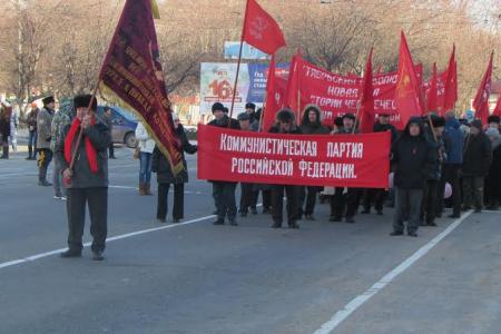 Хабаровский край. Город Юности встретил годовщину Великого Октября
