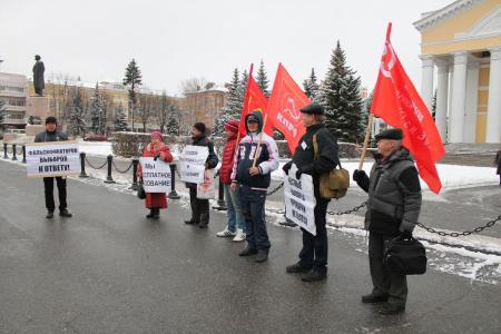 Республика Марий Эл, Йошкар-Ола. Красные пикеты в действии