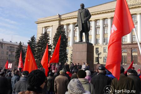 Великий Октябрь в Липецке