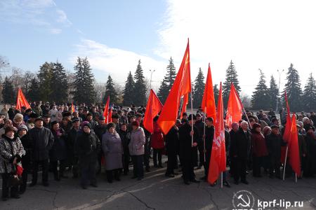 Великий Октябрь в Липецке